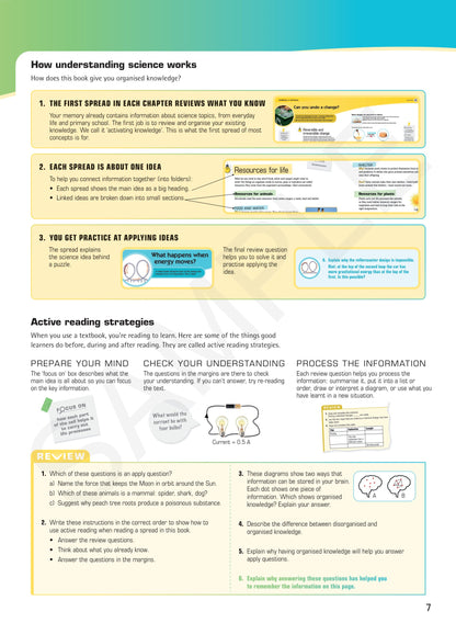 Year 7 Digital Understanding Science textbook