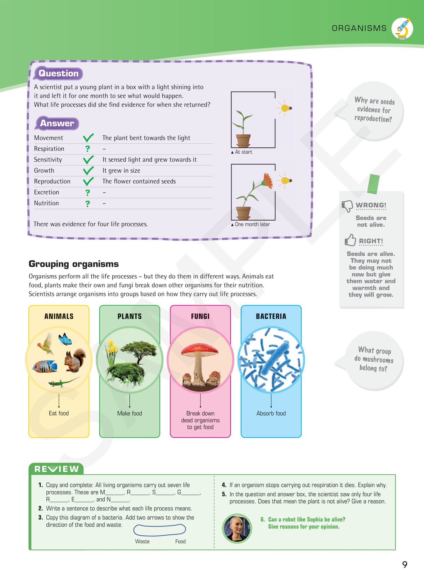 Year 7 Understanding Science textbook