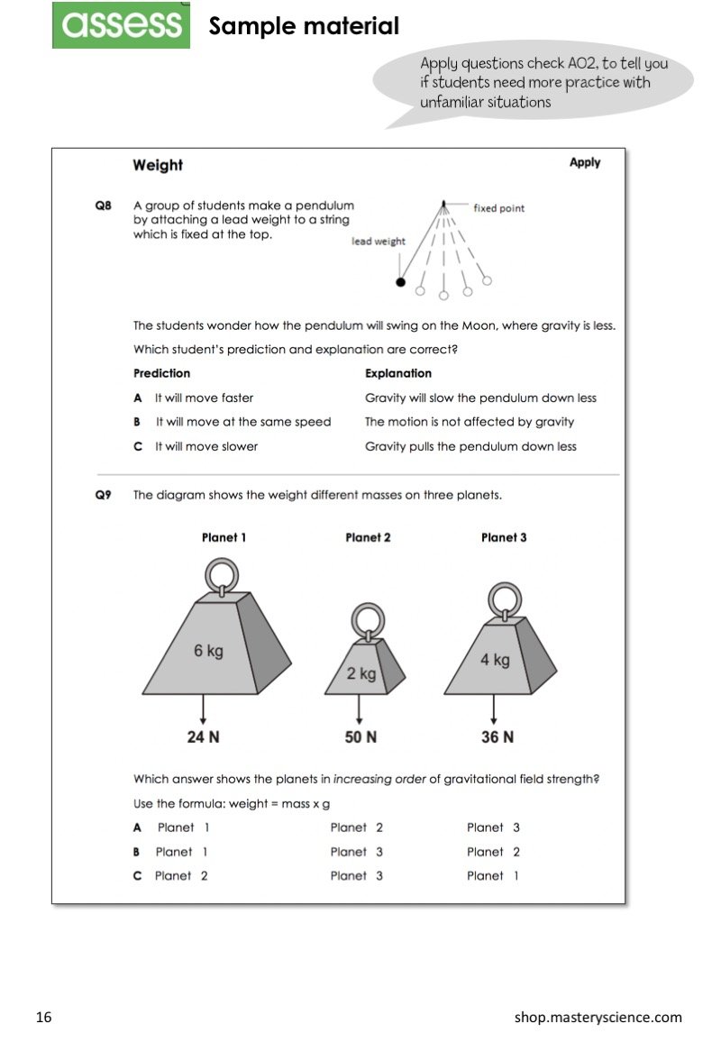 Year 7 Assess Diagnostic Quizzes